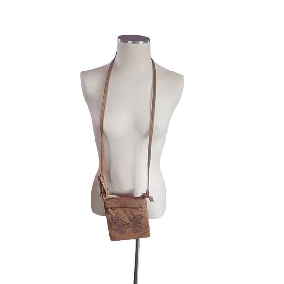 Leather butterfly Crossbody - Picture 1 of 4